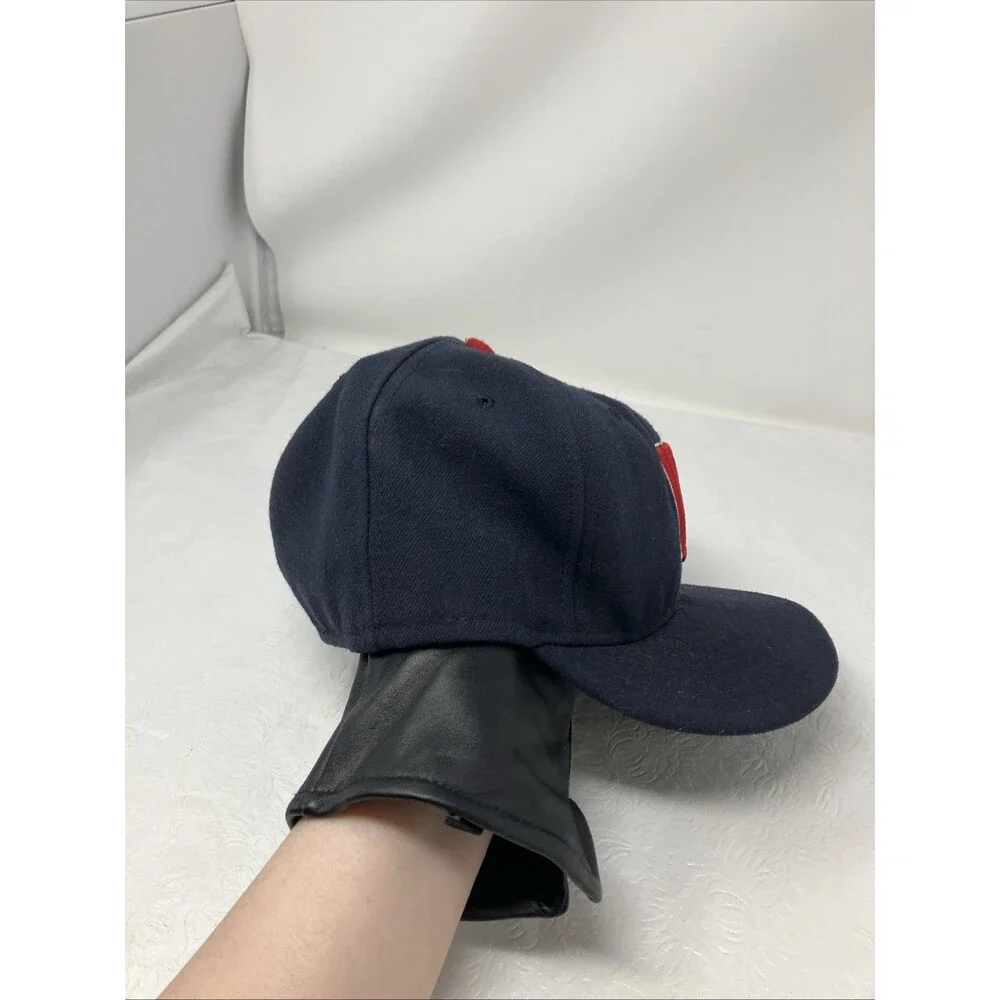 Minnesota Twins New Era 59Fifty Fitted Hat Cap 7-5/8 Cool Base Blue Retro Logo